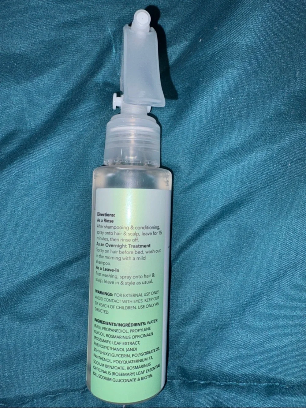 3-Natural Sense-Rosemary Hair Protection Spray Kids, Rice Water & Rosemary Bioti